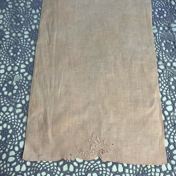 Vintage Upcycled Set Of 5 Linen Tea Towels - Picture 4 of 16